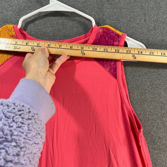 LOGO by Lori Goldstein Dress with Tie-Dye He Sunkissed Coral, X-Small - Picture 10 of 16